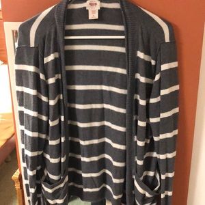 Mossimo xl striped cardigan
